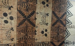 Tapa cloth gifted to RNZ by the Pacific Media Network