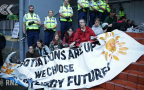 200 plus protestors fail to halt NZ's biggest petroleum conference