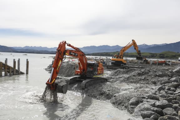 South Bay harbour getting ready for opening.