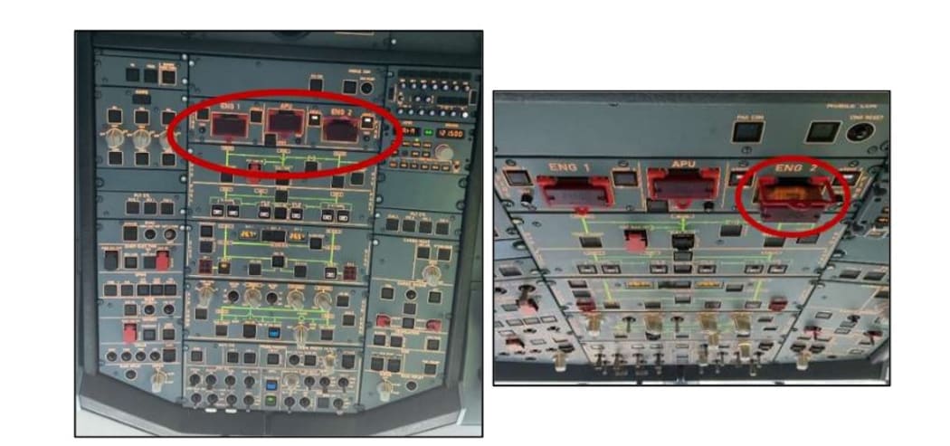 The pilots said they never touched the switch and post shut-down procedures did not instruct them to check it.