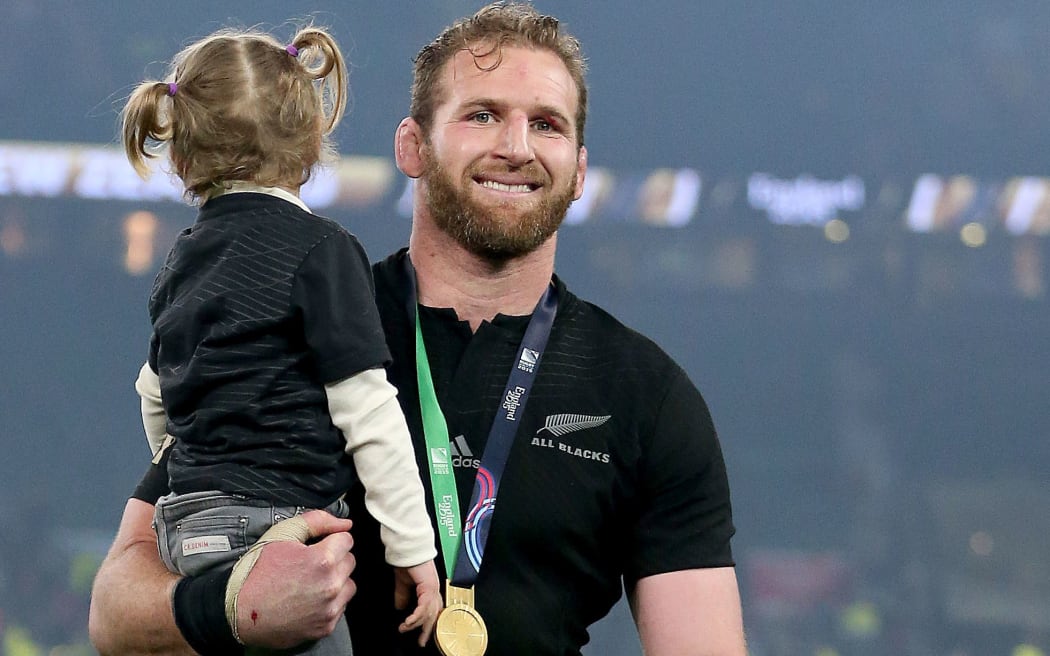 Kieran Read after winning the World Cup.