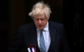 Britain's Prime Minister Boris Johnson leaves 10 Downing Street ion 25 May, 2022 to attend the weekly session of Prime Minister's Questions (PMQs).