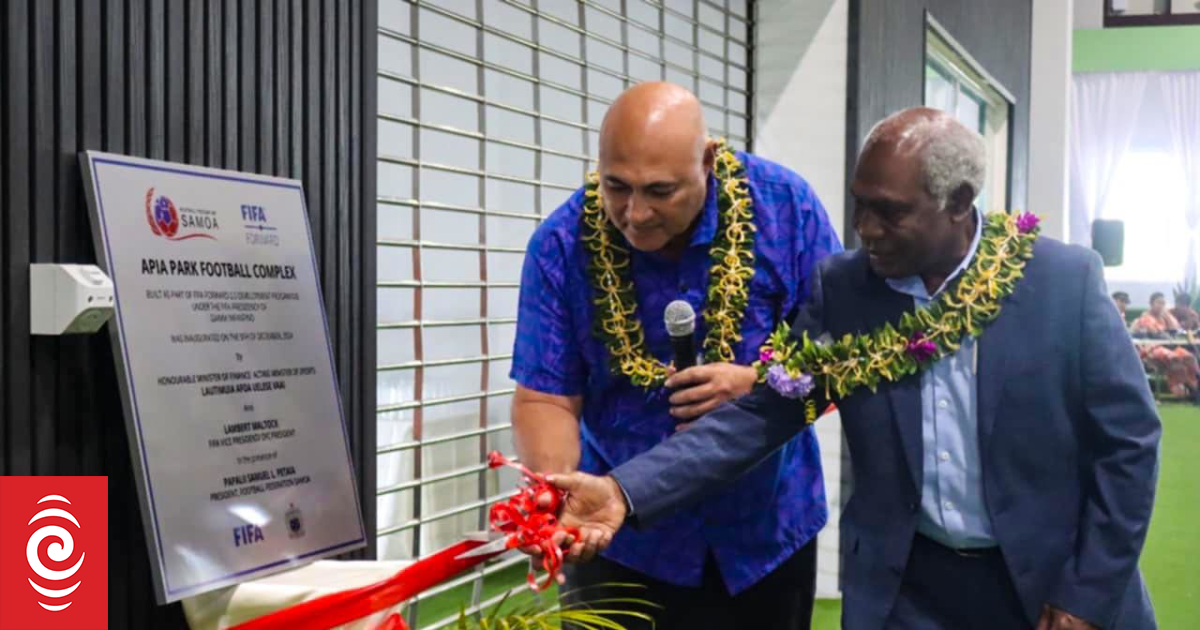 Samoa opens new FIFA-funded football complex