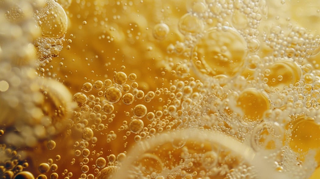 Effervescence - bubbles in a liquid