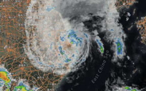 Satellite image of Typhoon Co-May from Weather Underground on 390 July 2025  https://www.wunderground.com/hurricane