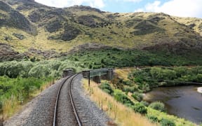 Railway track, New Zealand.