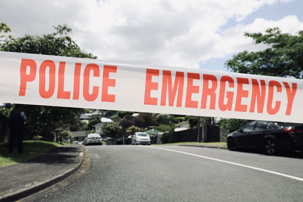 Police at Danube Lane, Glen Eden after reports of shots fired.