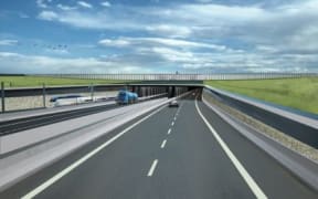 The tunnel, visualised here, should open in 2024.