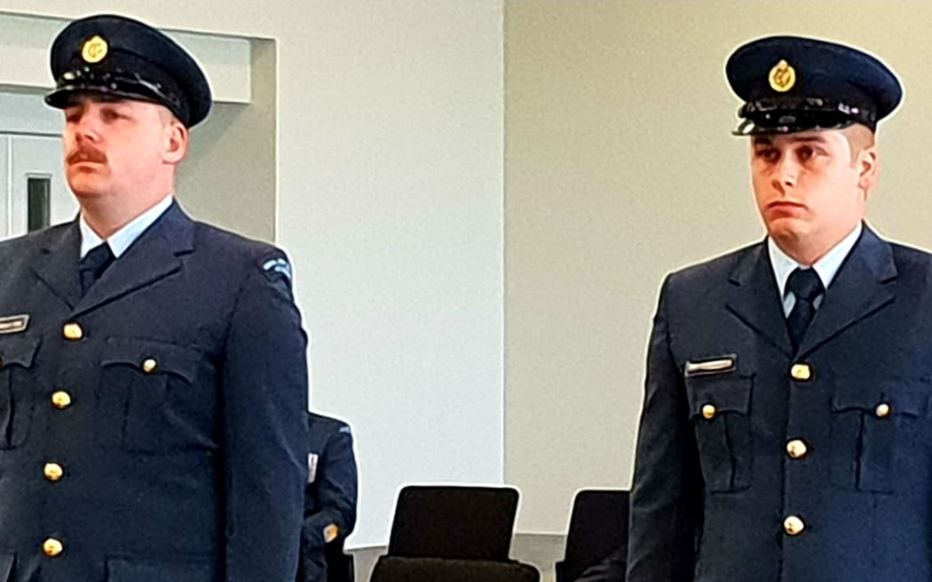 Morgan Davies, left, and Cameron Fairbank.