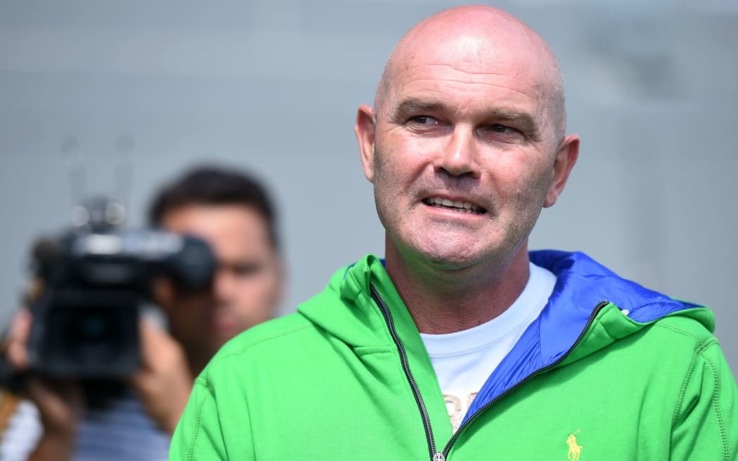 Former New Zealand Cricket captain Martin Crowe during a media briefing at Eden Park talking about his health issues and his views on the upcoming ICC Cricket World Cup. Wednesday 7 January 2015