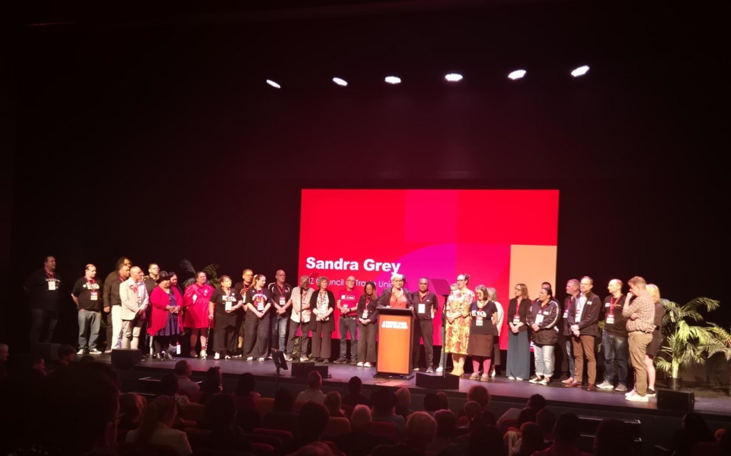 CTU members at the Labour Party's AGM in 2025.