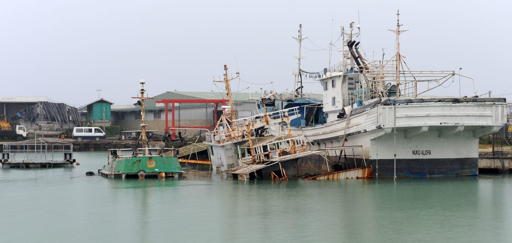 Nuku'alofa harbour, Tonga.