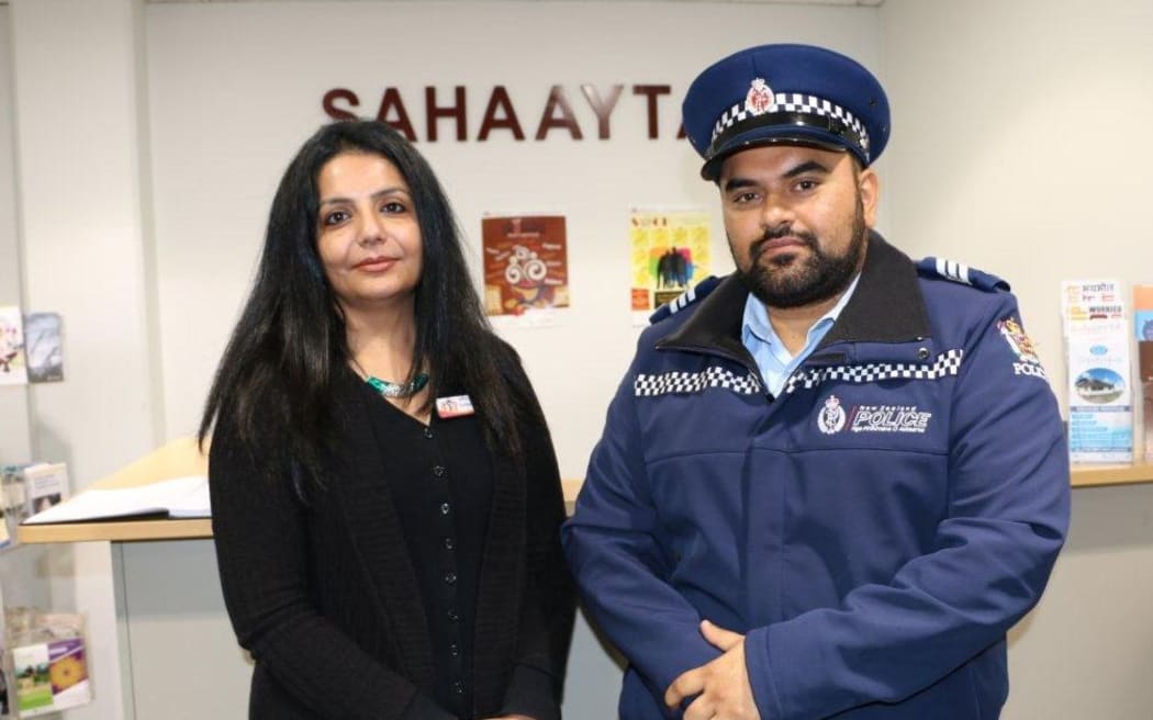 Sahaayta Counsellor Sucharita Varma and Sergeant Gurpreet Arora