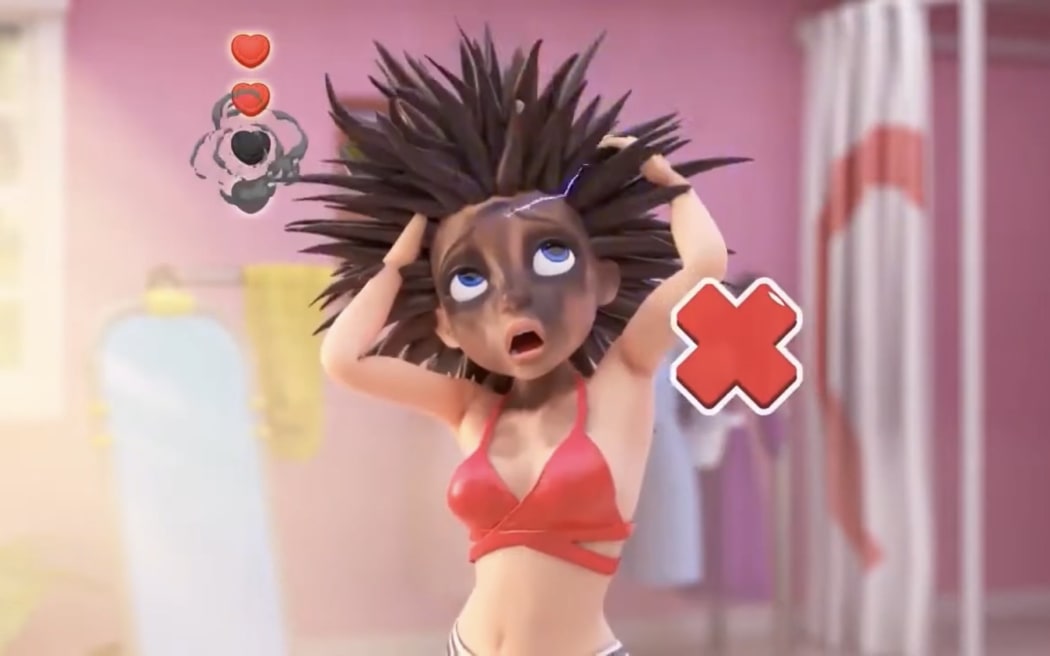 Project Makeover: woman with fried hair