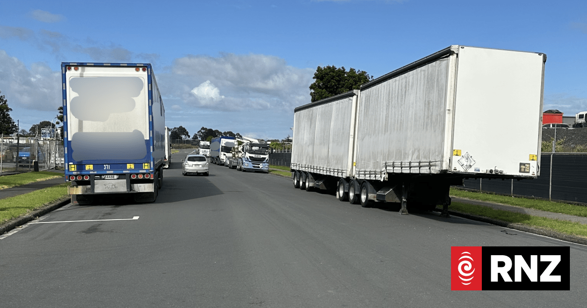 Businesses frustrated as large trucks use suburb for parking