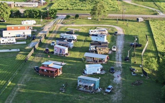 The Birds Nest all-women tiny home village in Texas