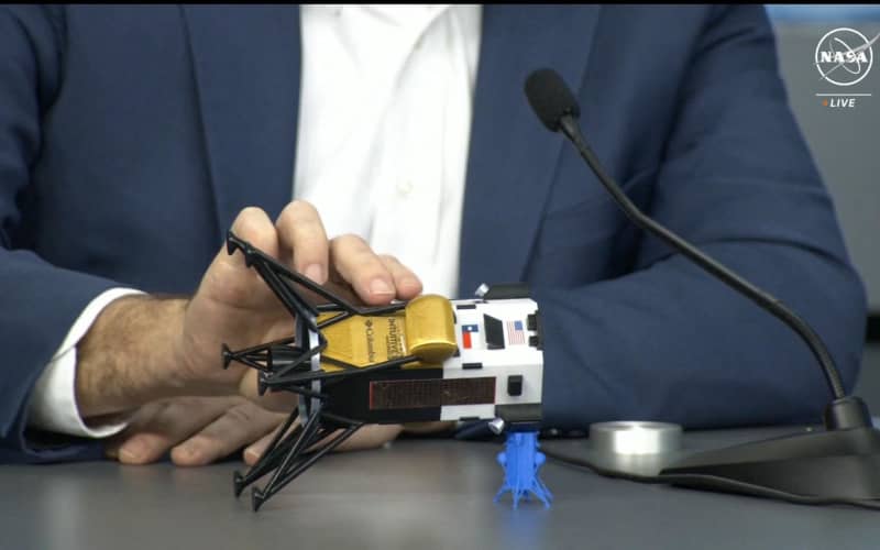 Intuitive Machines: Odysseus Moon lander 'tipped over on touchdown' | RNZ