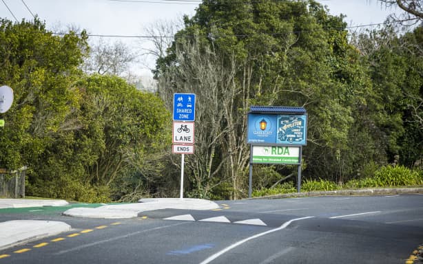 Eight raised safety platforms in Cambridge and four in Kihikihi will be reviewed by council. Credit Christel Yardley / Waikato Times