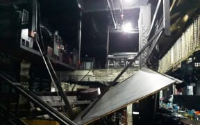 Several hundred people were in the Coyote Ugly club when the mezzanine floor collapsed.