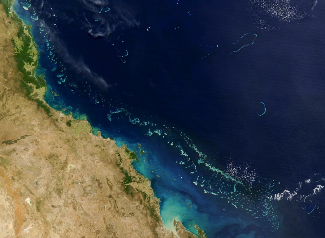 Part of the Great Barrier Reef.