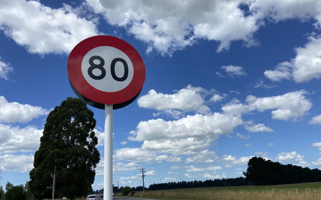 80kmh limits have been raised on SH2 in anticipation of speed limit changes which will take effect in two weeks' time.