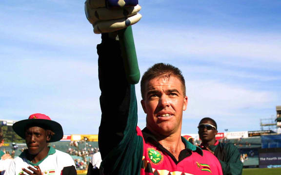 Zimbabwe captain Heath Streak 2001.