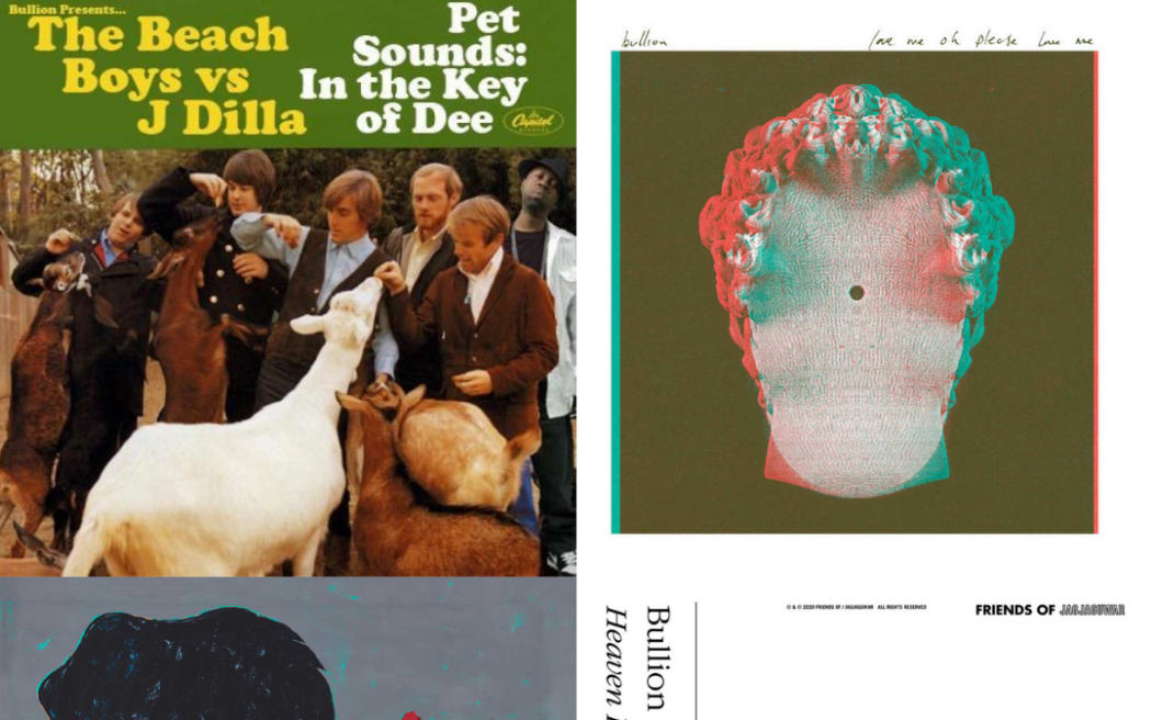 composite image of cover art from producer Bullion