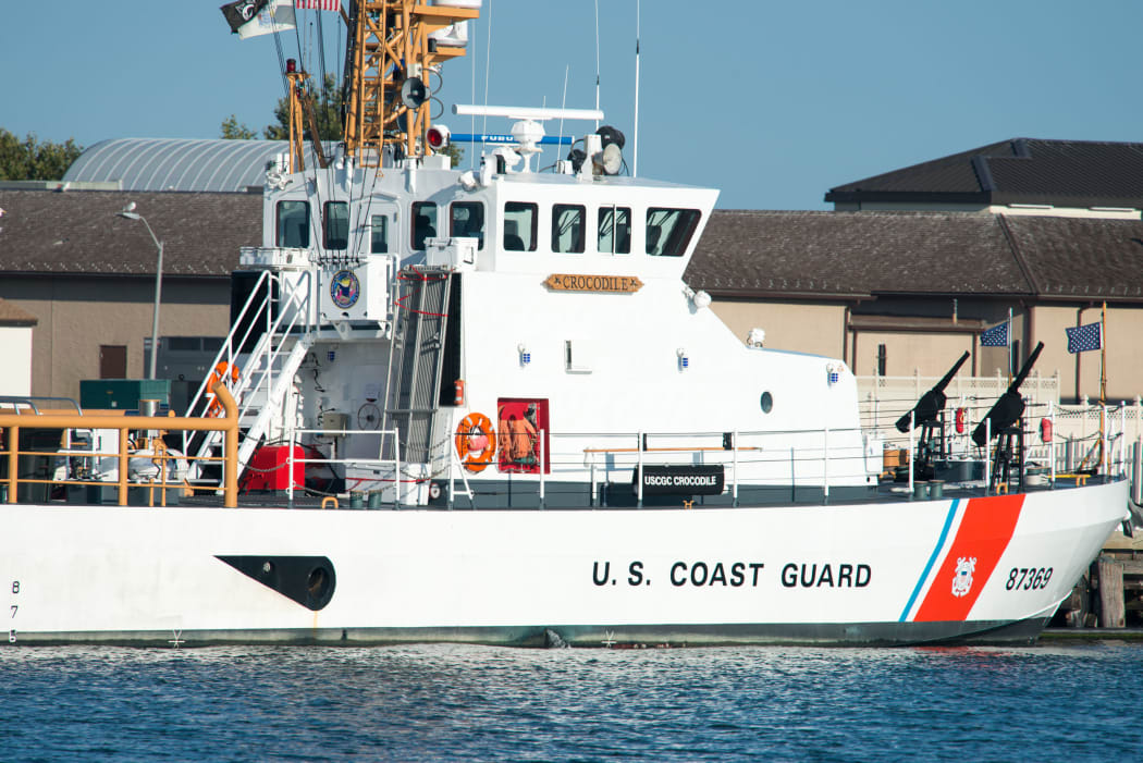 US coast guard boat.