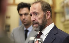 Andrew Little speaks to media at parliament 30 April 2019