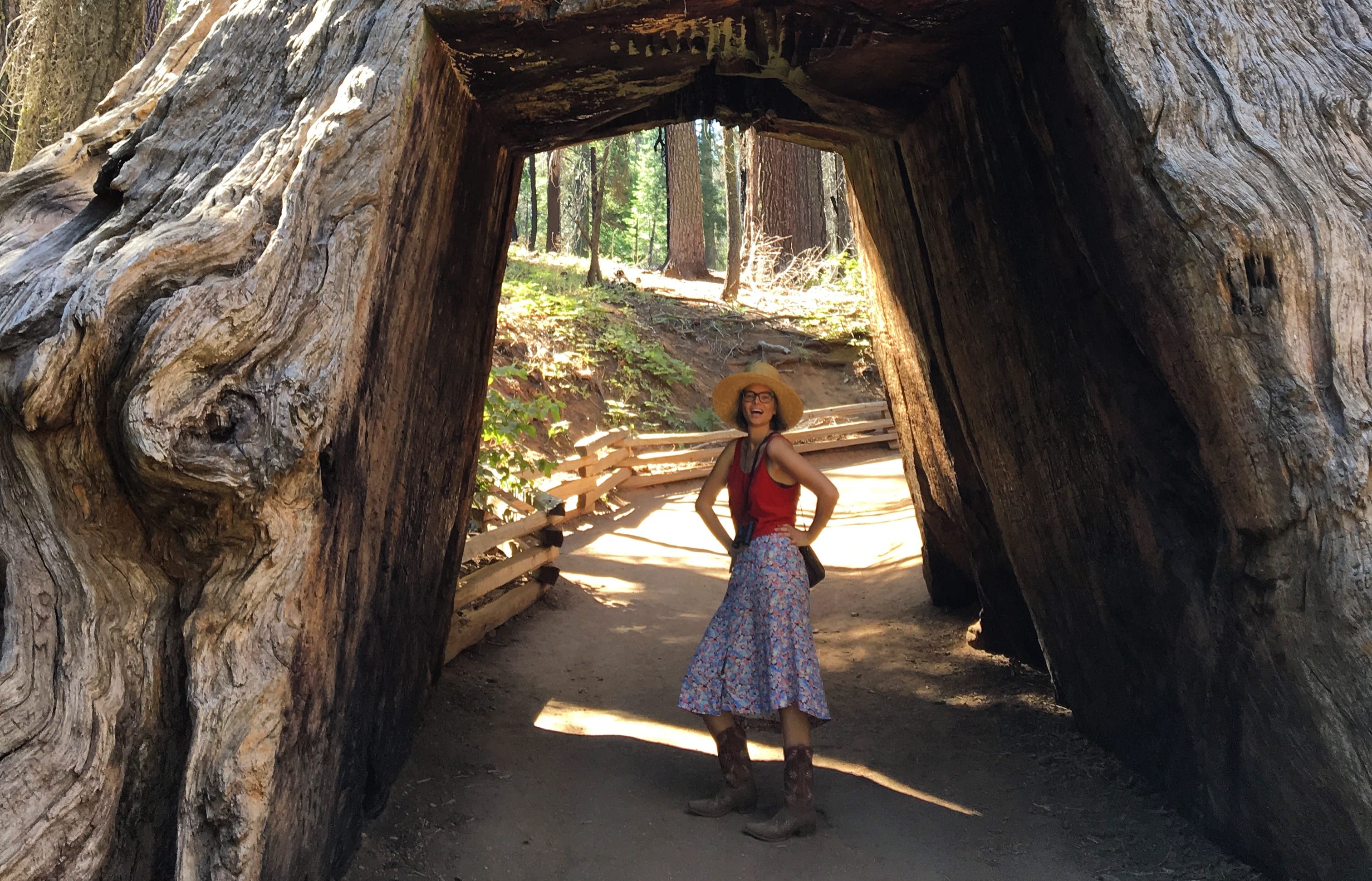 Susan Strongman in Yosemite National Park