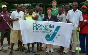 Continental Development Officer, Gill Gemming, during a recent trip to Vanuatu