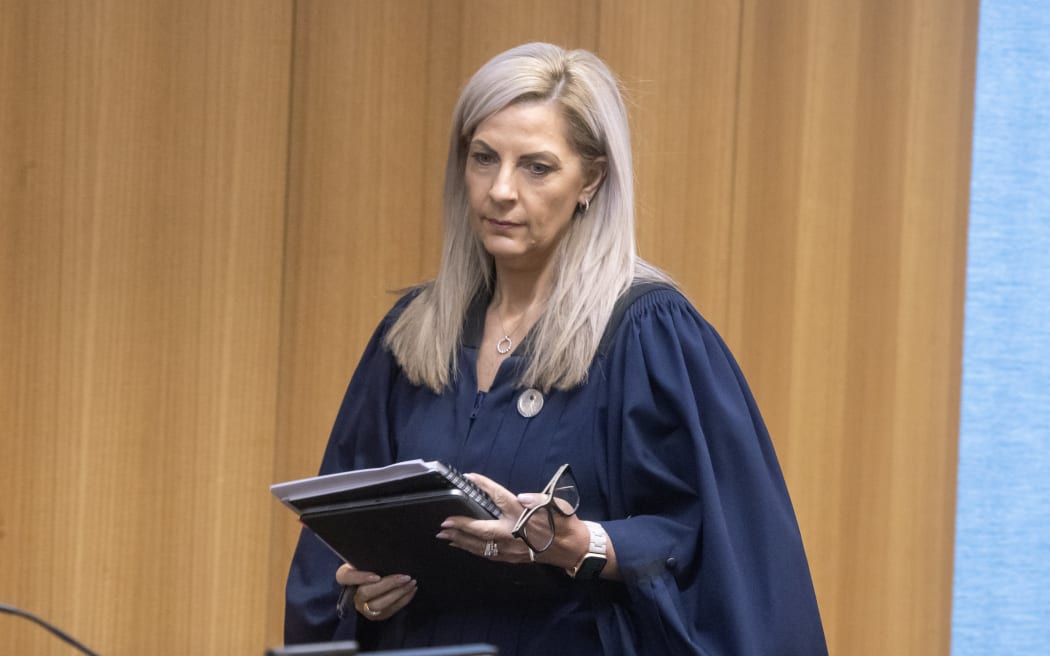 27th November 2023 Iain McGregor/The Press/Pool
Christchurch Masjidain Attack Coronial hearing.
Coroner Brigitte Windley.