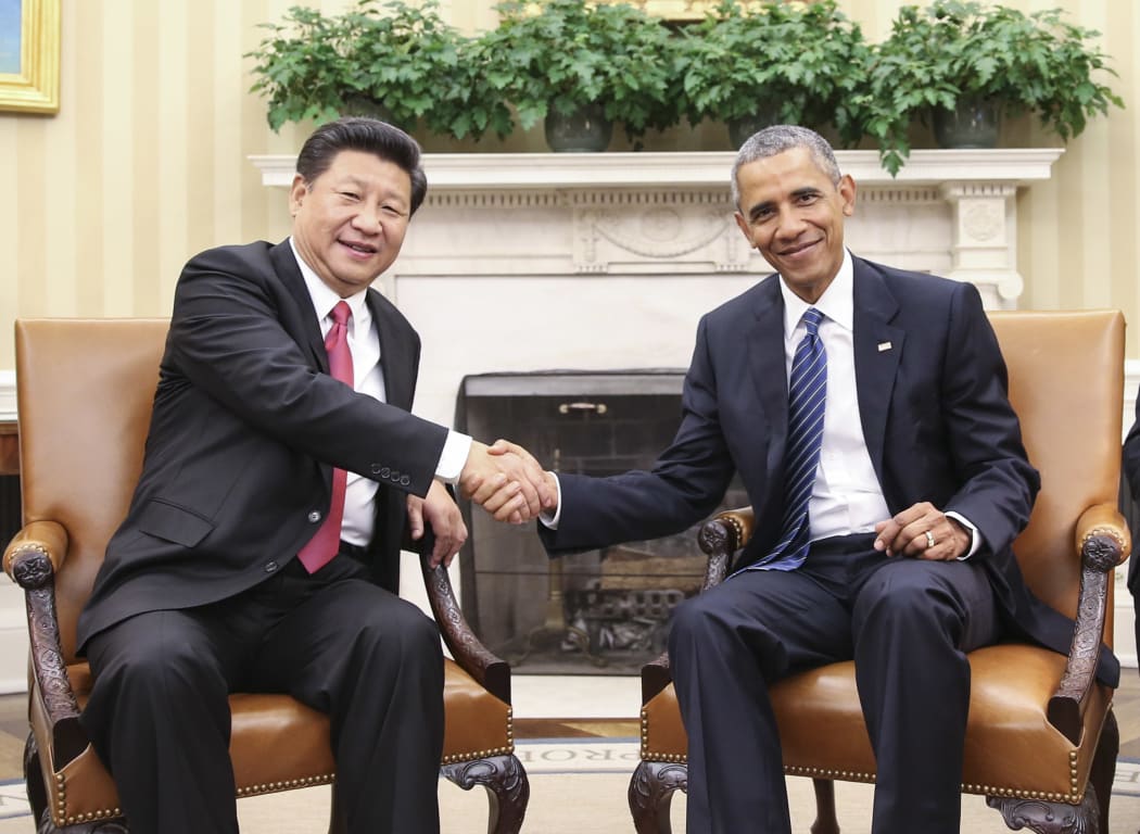 Barack Obama and Xi Jinping