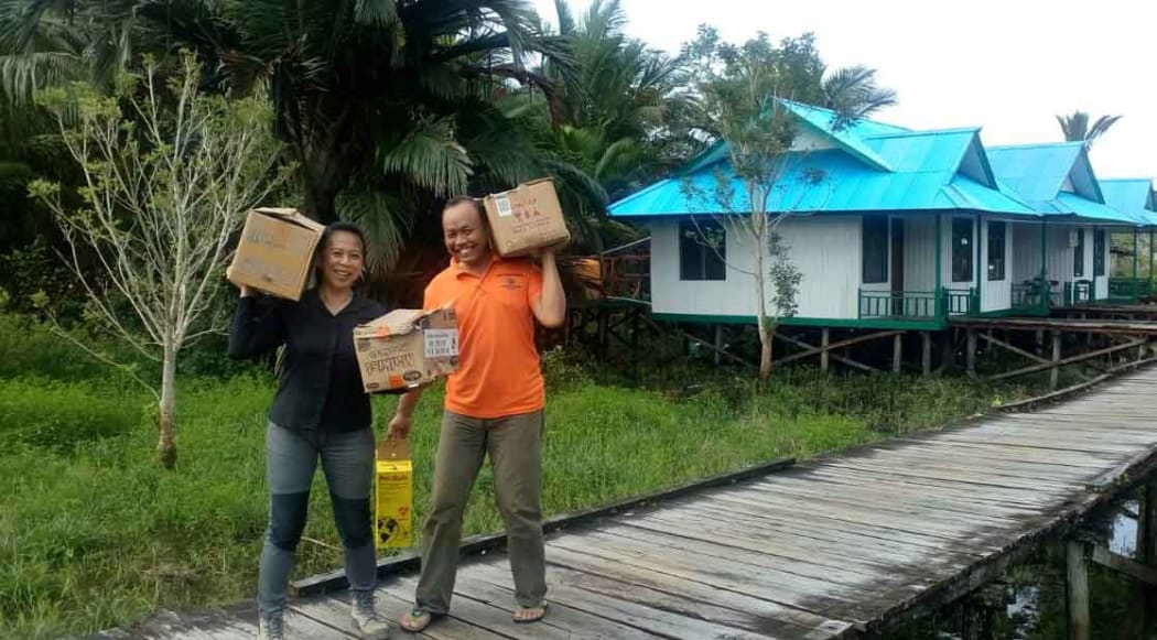 The team in Asmat.