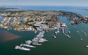 The Port Denarau Marina in Nadi.