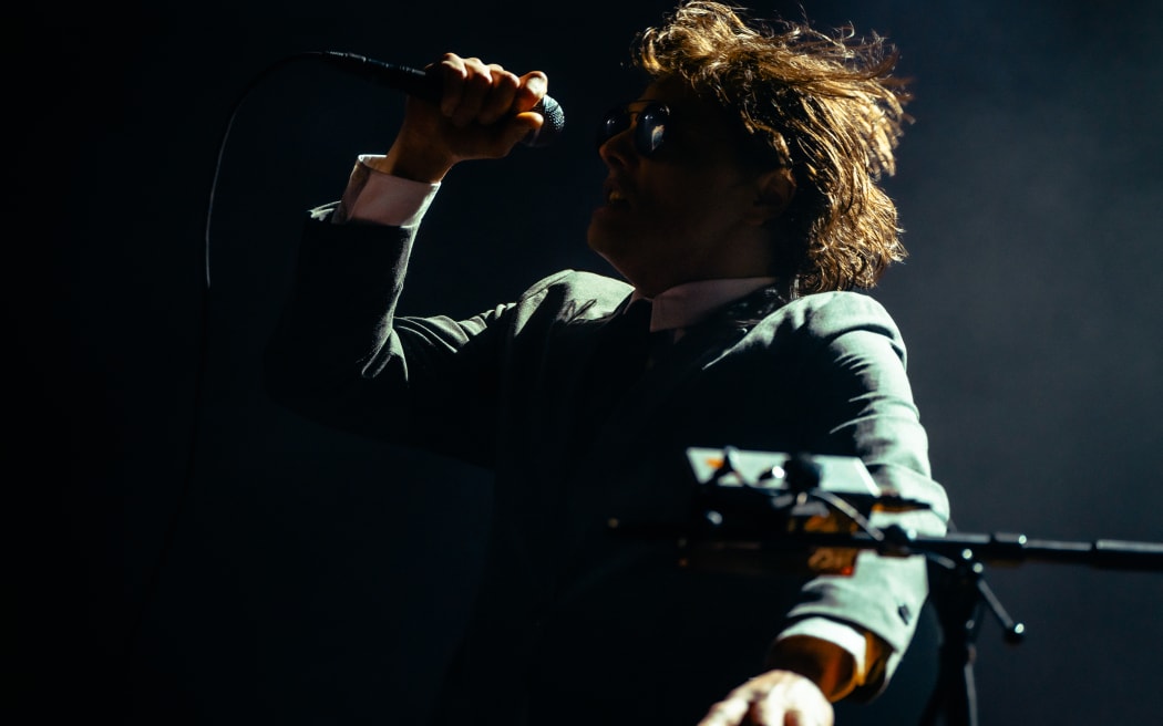 Gerard Way, lead singer of My Chemical Romance at Auckland's Western Springs.