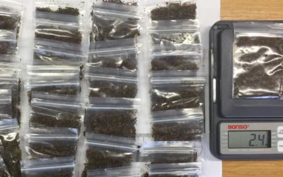 Synthetic cannabis seized by police at a recent raid in Ranui