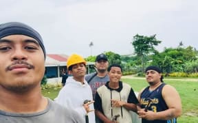 A few of the youth from the CIVA team in Tonga