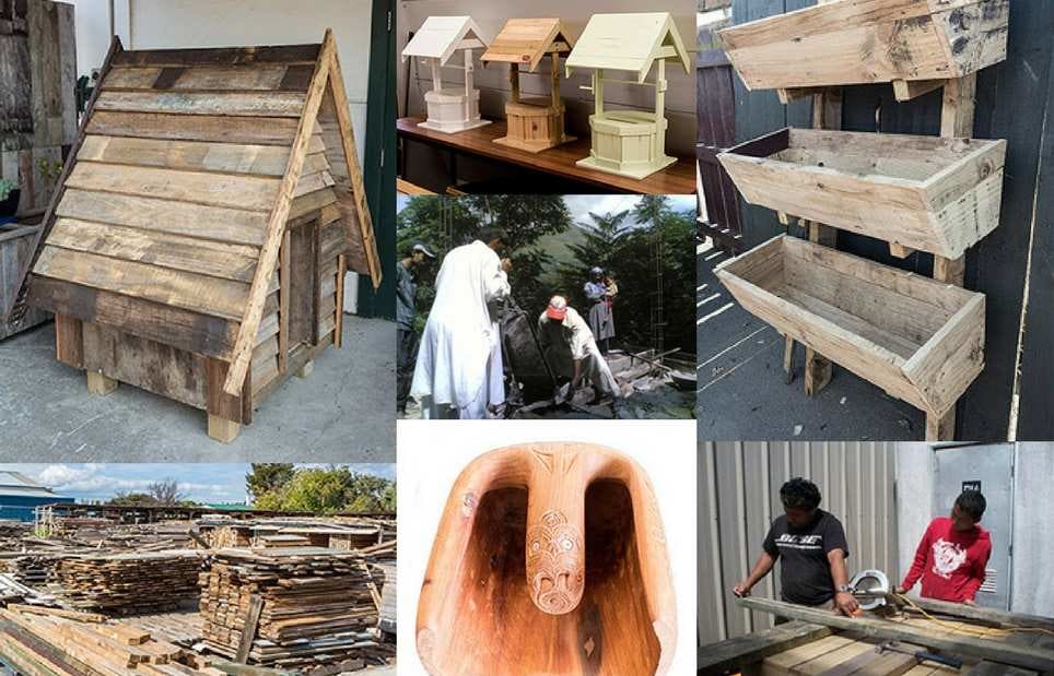 A compilation of images from Reclaimed Timber Traders