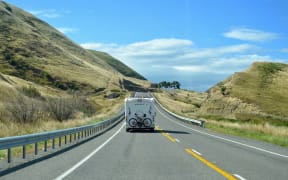 The open road heading for the Awatere Valley