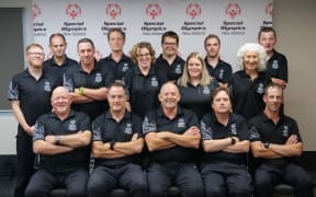 Athletes and support staff representing New Zealand at Special Olympics World Winter Games in Italy.