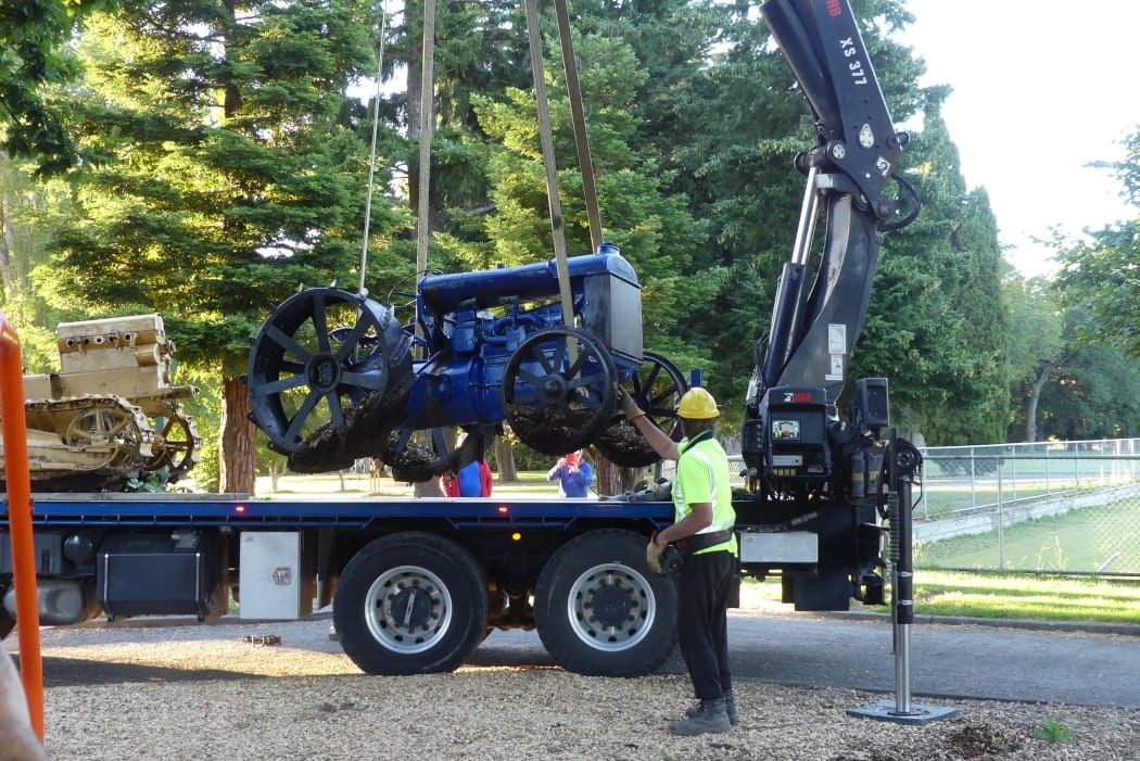 Masterton's iconic tractor being removed from the playground over safety reasons.