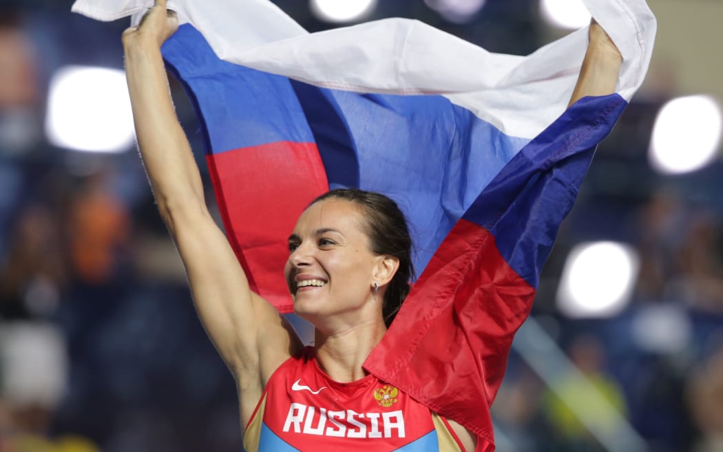 Russian pole vaulter Yelena Isinbayeva