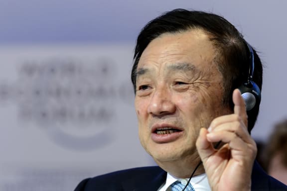 Huawei Founder and CEO Ren Zhengfei, at the World Economic Forum (WEF) annual meeting on January 22, 2015 in Davos.