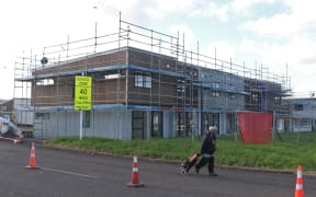 The Kaikohe housing development while still under construction at the corner of Broadway and Tawanui Road in June this year.