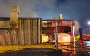 Fire at Romano's pizza in Hillsborough, Christchurch