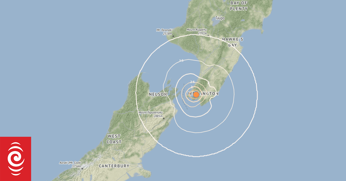 Wellington residents woke up to a shallow earthquake