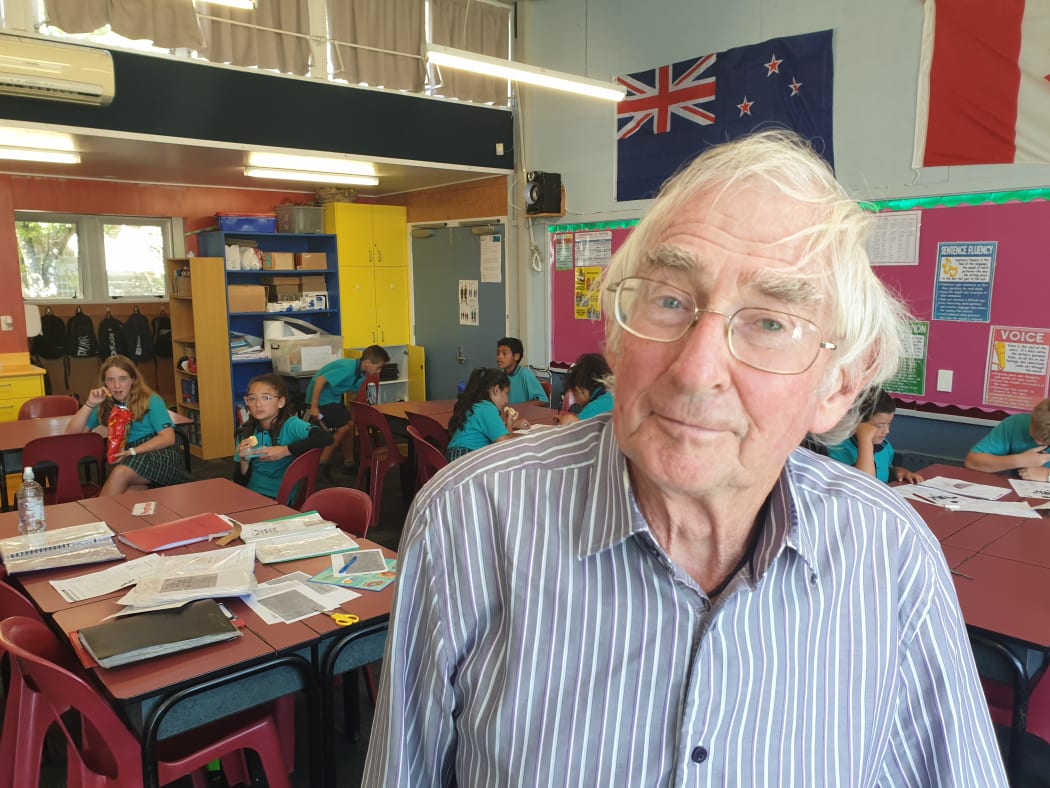 Teacher Godfrey Geismar, at Tawa Intermediate.