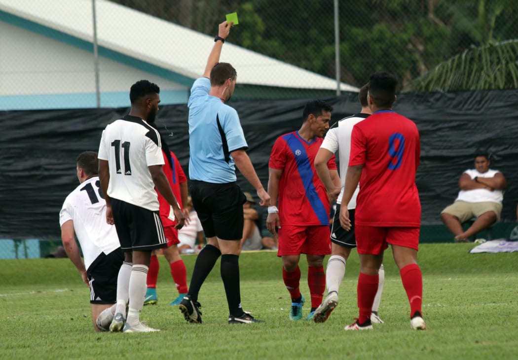 Discipline proved a problem for Kiwi FC, who ended the match with nine players.