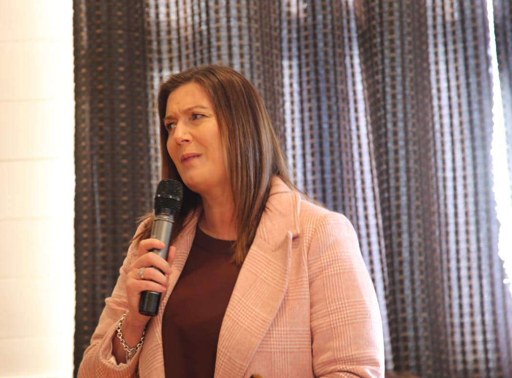 Labour's Rangitata MP Jo Luxton told Greenstreet residents that the $4 million flooding relief for farmers was "a start".